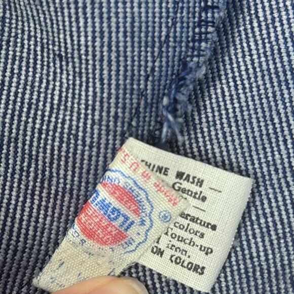 Vintage 70s Mr. Mort Denim Jean Skirt Suit 2 Piece Blazer Jacket & Skirt Set USA - Picture 10 of 12